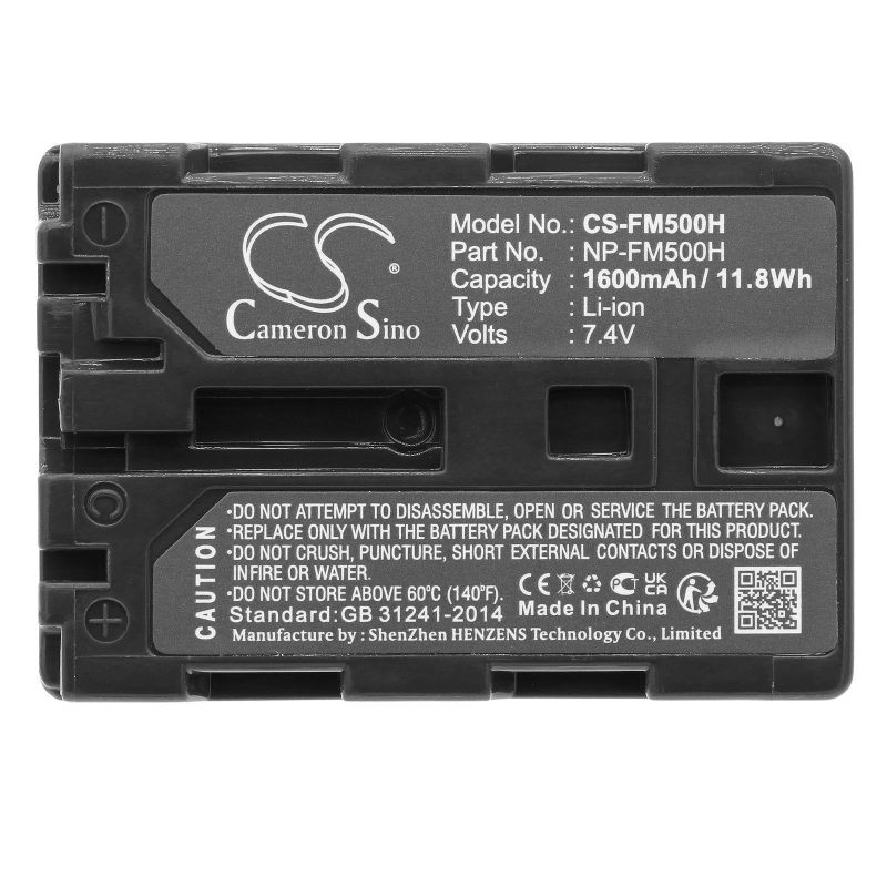 Батерия за фотоапарат NPFM500H LiIon 7.2V 1600mAh  Cameron Sino - Image 3