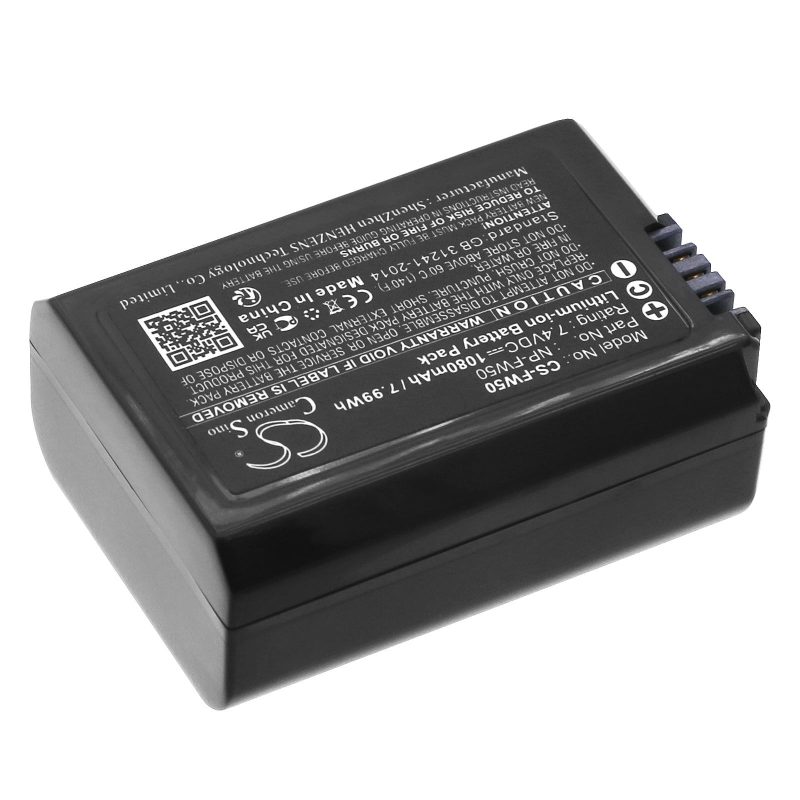 Батерия за фотоапарат и камера Sony NP-FW50  LiIon  7.4V 1080mAh Cameron Sino - Image 3