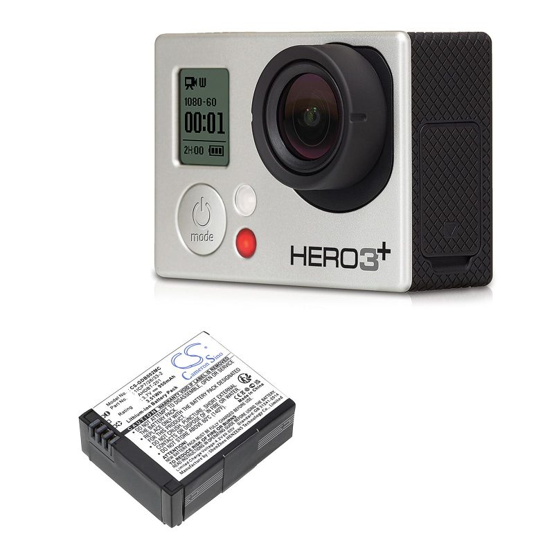 Батерия за камера GO PRO Hero 3; HERO 3 Plus  AHDBT-201  3,7V 950mAh LIIon Cameron Sino - Image 2
