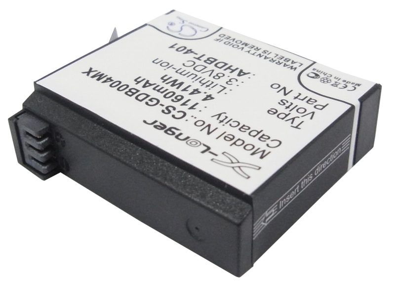 Батерия за камера GOPRO Hero 4; HERO 4 Plus  AHDBT-401  3,8V 1160mAh   LIIon Cameron Sino - Image 2