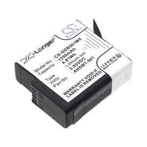 Батерия за камера GOPRO Hero 5; Hero 6; Hero 7; Hero 8   AHDBT-501  3,85V 1250mAh   LIIon Cameron Sino - Image 3