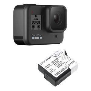 Батерия за камера GOPRO Hero 5; Hero 6; Hero 7; Hero 8   AHDBT-501  3,85V 1250mAh   LIIon Cameron Sino - Image 2