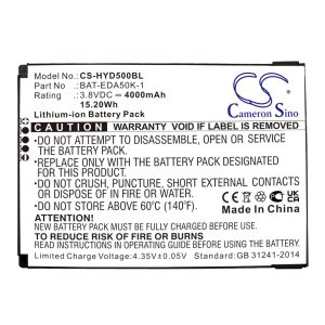 Батерия за баркод скенер Honeywell EDA50K ScanPal 50   BAT-EDA50K-1   LiIon  3.8V 4000mAh Cameron Sino