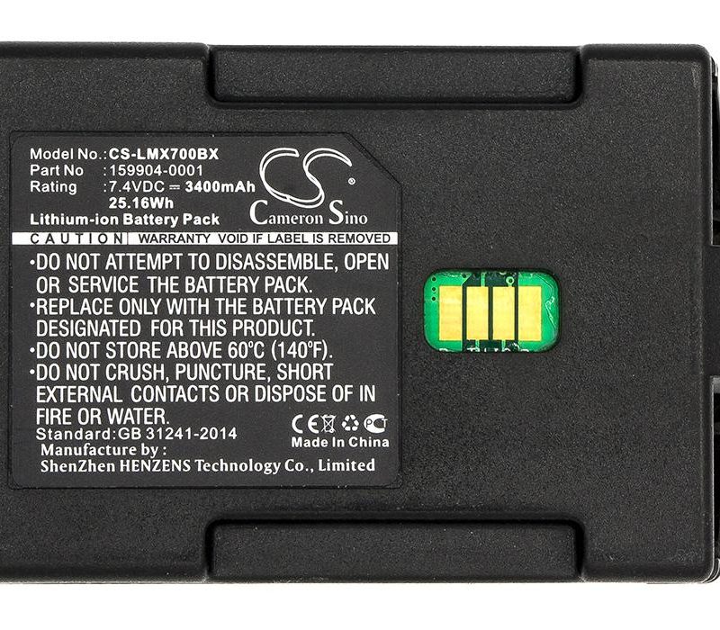 Батерия за баркод скенер Honeywell TXE TECTON MX7  159904-0001   LiIon  7.4V 3400mAh Cameron Sino