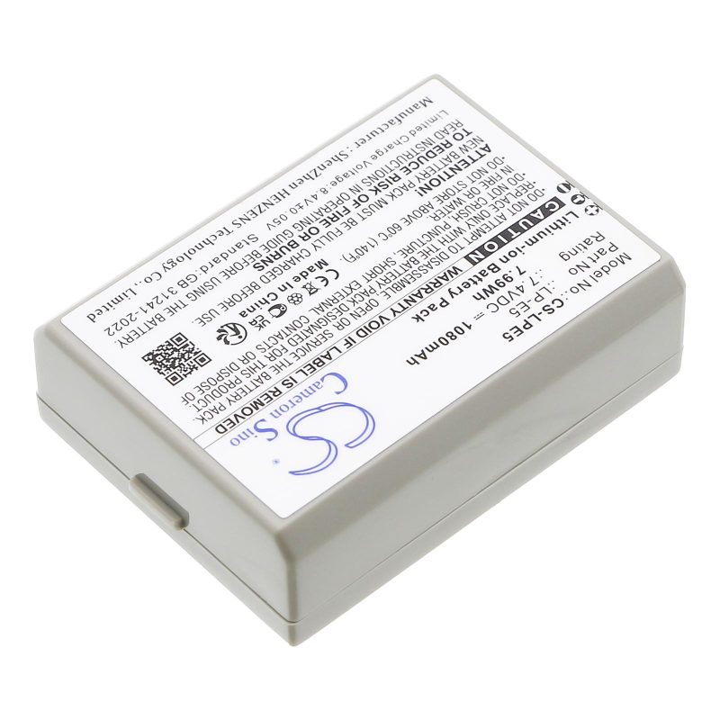Батерия за камера CANON LPE5 LiIon 7.2V 1080mAh Cameron Sino - Image 3