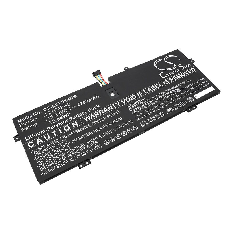 Батерия за лаптоп LENOVO Yoga 9 14IAP7 L21B4PH0 LiPo 15.52V 4700mAh CAMERON SINO - Image 2