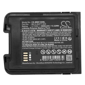 Батерия за баркод скенер M3 Mobile BK10 LiPo  3.7V 3600mAh Cameron Sino