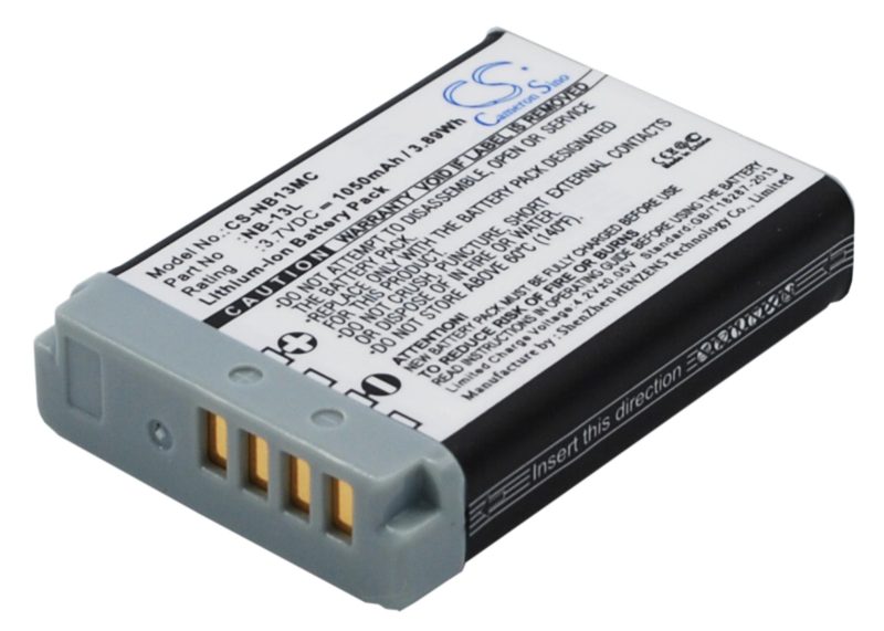 Батерия за фотоапарат / камера CANON NB13MC  NB13L  3,7V 1050 mAh  LiIon Cameron Sino - Image 2