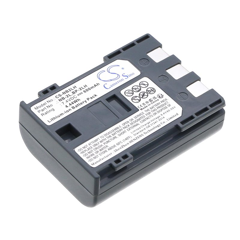 Батерия за фотоапарат /камера CANON NB2LH LiIon 7.4V 600mAh Cameron Sino - Image 3