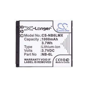 Батерия за фотоапарат CANON NB6L LiIon 3.7V 1000mAh LiIon Cameron Sino