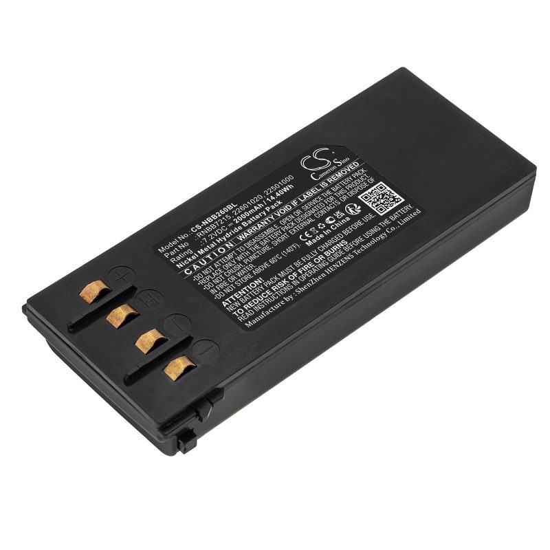 Батерия за дистанционно управление за кран HIAB 092 102, NBB Nano-L RNBB7215  NIMH 7,2V 2000mAh Cameron Sino - Image 2