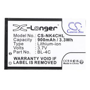 Батерия за мобилен телефон NOKIA 6100, 6200, 107, 108  BL-4C  LiIon 3,7V 900mAh CAMERON SINO - Image 3
