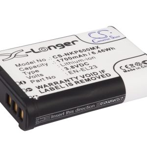 Батерия за апарат NIKON EN-E23  Coolpix P600; P900  LiIon 3,8V  1700mAh  Cameron Sino