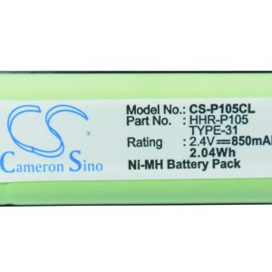 Батерия за телефон 2,4V 850mAh pack HHR-P105 за PANASONIC KX242  Cameron Sino - Image 2