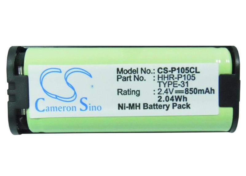 Батерия за телефон 2,4V 850mAh pack HHR-P105 за PANASONIC KX242  Cameron Sino - Image 2