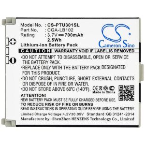 Батерия за мобилен телефон   PANASONIC KX-TU301, KX-TU321, KX-TU327 CGA-LB102 LiIon 3,7V 700mAh CAMERON SINO - Image 3