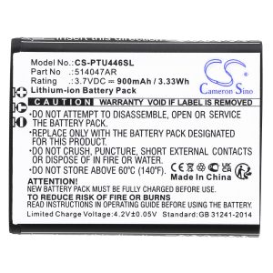 Батерия за мобилен телефон   PANASONIC KX-TU446, KX-TU456, KX-TU466EXBE  LiIon 3,7V 900mAh CAMERON SINO - Image 3
