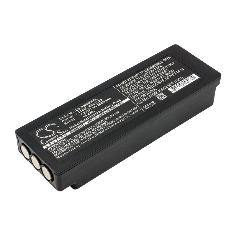Батерия за дистанционно управление за кран Palfinger 590 , 960 ; Scanreco  592, 960 RSC7220  NIMH 7,2V 2000mAh /три конектора на батерията/ Cameron Sino - Image 2
