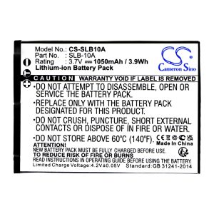 Батерия за фотоапарат SAMSUNG SLB10A LiIon  3.7V 1050mAh, Cameron Sino - Image 3