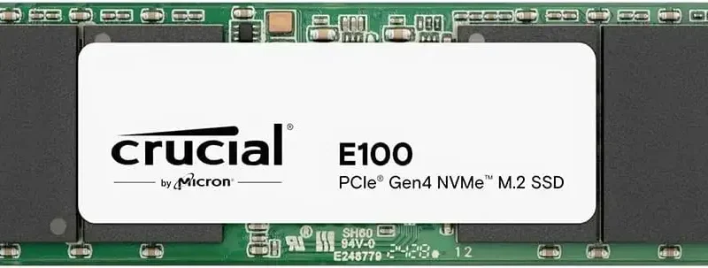 SSD Crucial E100 M.2-2280 PCIe 4.0 NVMe 1000GB