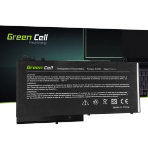 Батерия за лаптоп GREEN CELL, Dell Latitude 12 5250 E5250 14 E5450 15 E5550 11 3150 3160 RYXXH  11,1V 2900mAh