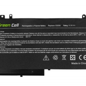 Батерия за лаптоп GREEN CELL, Dell Latitude 12 5250 E5250 14 E5450 15 E5550 11 3150 3160 RYXXH  11,1V 2900mAh - Image 3