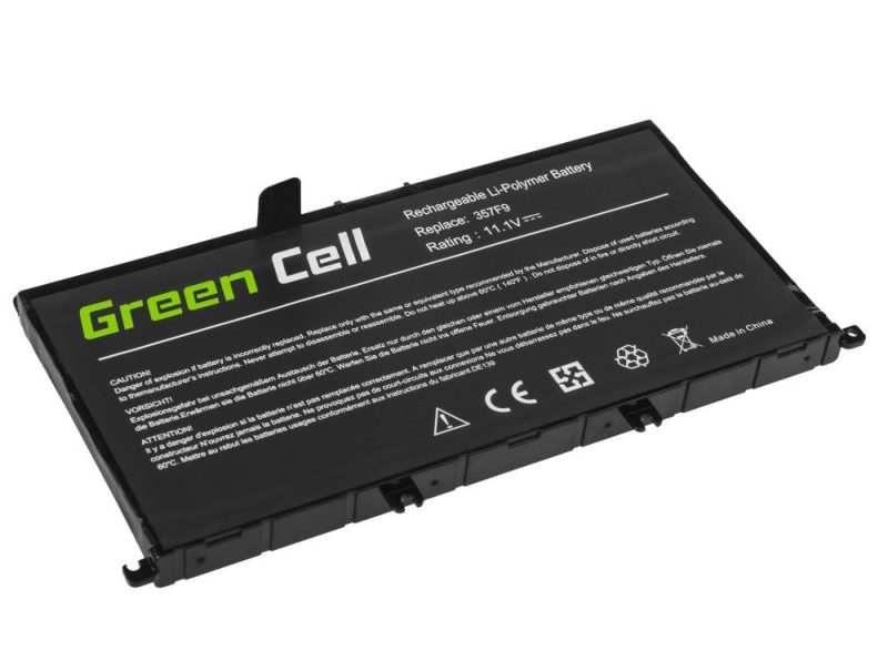 Батерия за лаптоп GREEN CELL,  Dell Inspiron 15 5576 5577 7557 7559 7566 7567  357F9 11.1V 4200mAh - Image 2