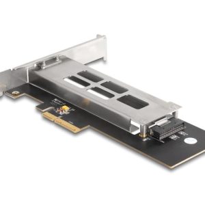 Вътрешна тава Delock, PCI Express Card за 1 x M.2 NVMe SSD - Low Profile Form Factor