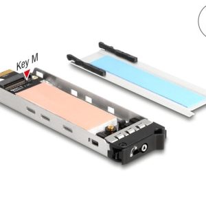 Вътрешна тава Delock, 1xM.2 NVMe SSD for Mobile Rack 47028 / 47042 / 47070 / 47072 / 47111 / 47117 / 47126 / 47129