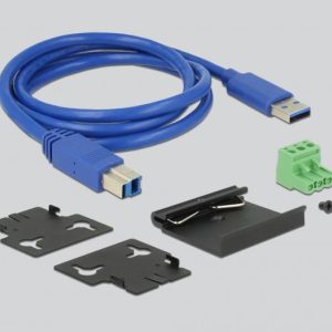 Външен индустриален хъб Delock, 7 x USB 3.0 Type-A с 15 kV ESD защита - Image 4