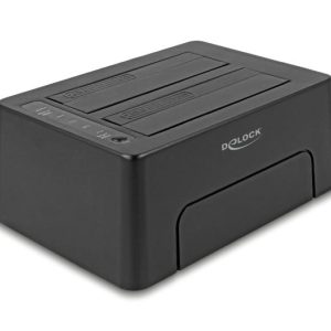 Външна докинг станция Delock, За 2 x SATA HDD / SSD, USB-C - Image 2