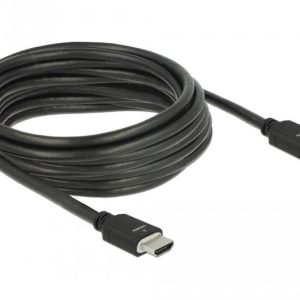 Кабел Delock Ultra High Speed HDMI - HDMI-A мъжко, 48 Gbps, 8K 60 Hz, 5 m