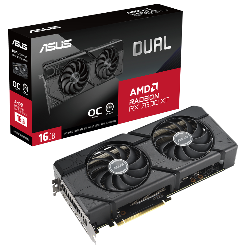 Видео карта ASUS DUAL RX 7800 XT OC 16GB GDDR6 - Image 9