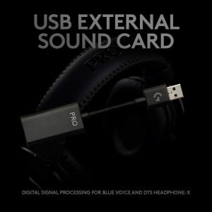 Бъндъл Геймърски слушалки Logitech PRO X + Поставка за слушалки - Image 8