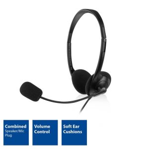 ACT Слушалки с микрофон, 3.5mm жак, 2м - Image 2