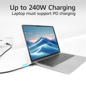 ACT Кабел USB-C - USB-C, 0.5 м / USB4, 20Gbps, 240W - Image 5