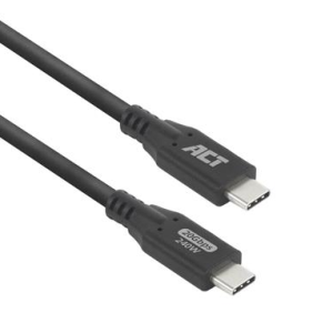 ACT Кабел USB-C - USB-C, 1 м / USB4, 20Gbps, 240W