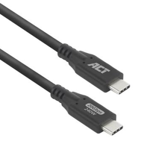 ACT Кабел USB-C - USB-C, 2 м / USB4, 20Gbps, 240W