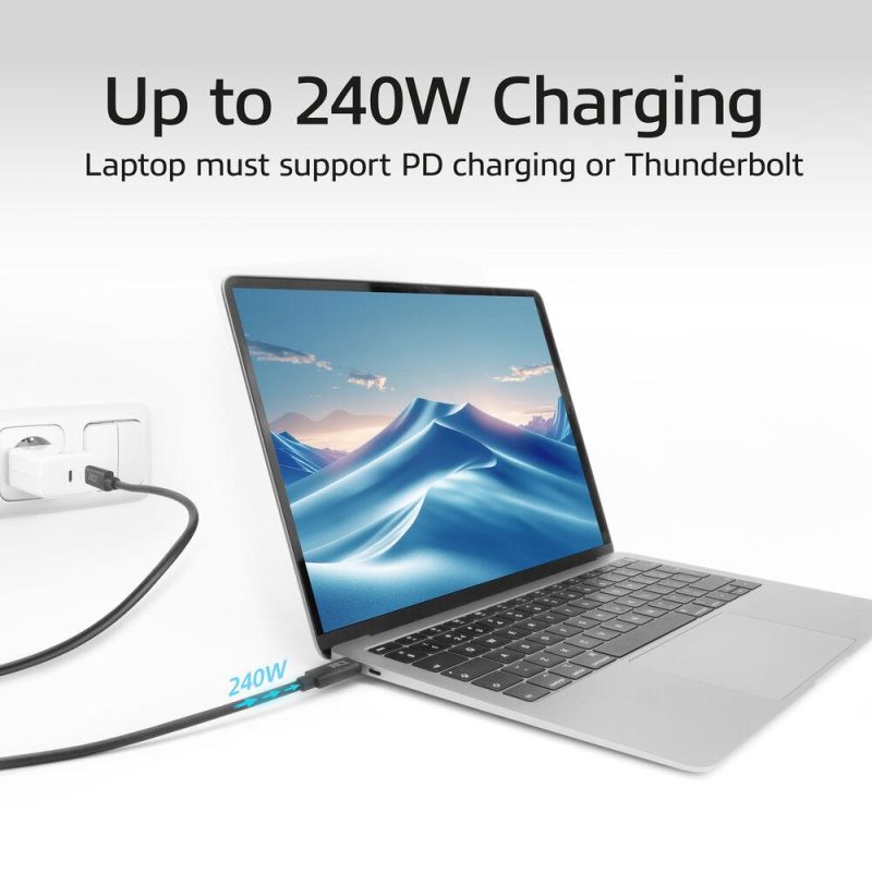 ACT Кабел USB-C - USB-C, 2 м / USB4, 20Gbps, 240W, сертифициран USB-IF - Image 6
