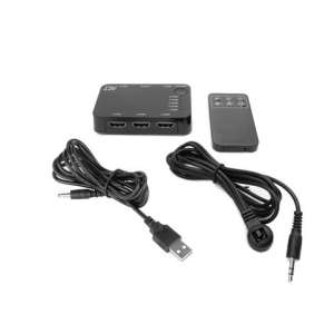 HDMI суич ACT AC7841, 5/1, 3D, 4K@60Hz, Черен - Image 3