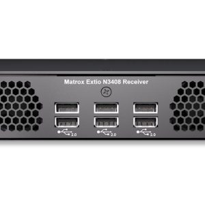 KVM приемник Matrox XTO3-N3408RX, SPF,  До 2 монитора