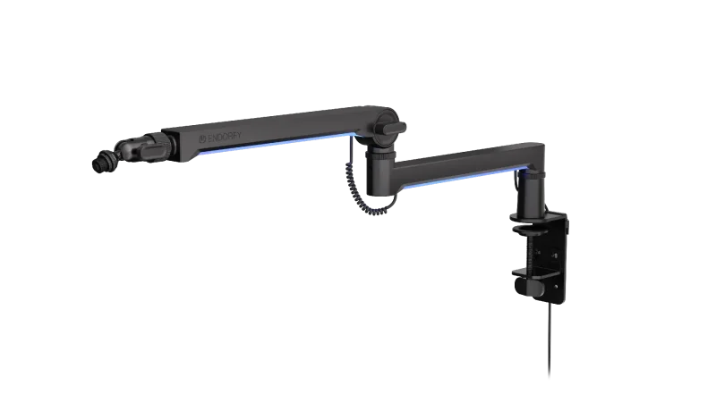 Стойка за микрофон ENDORFY Broadcast Low Profile RGB Boom Arm