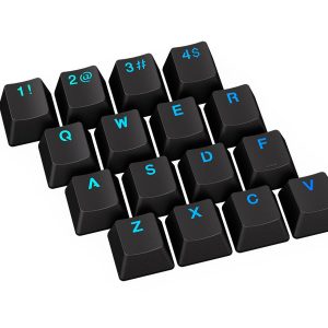 Капачки за механична клавиатура ENDORFY - 124 бр PBT - Черно - Image 2