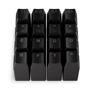 Капачки за механична клавиатура ENDORFY - 124 бр PBT - Черно - Image 3