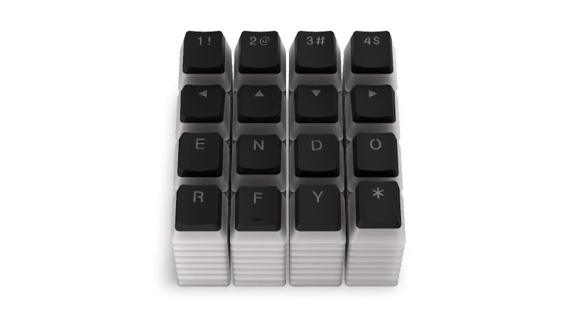 Капачки за механична клавиатура ENDORFY - 104 бр PBT - US Layout - Image 3