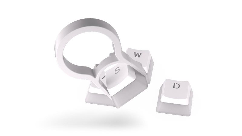 Капачки за механична клавиатура ENDORFY - 104 бр PBT, US Layout, Onyx White - Image 8