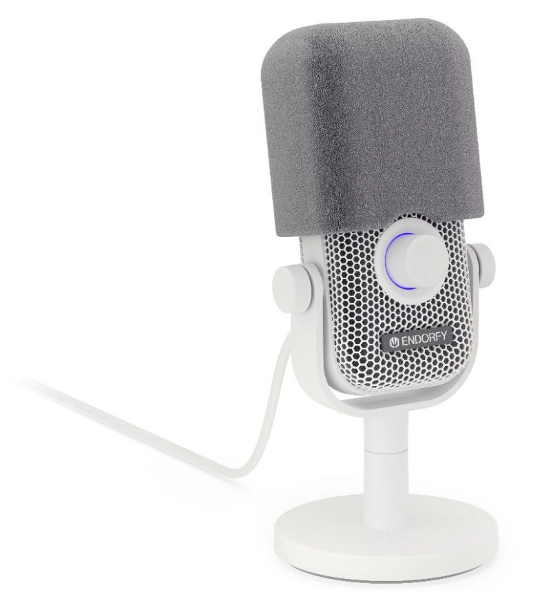 Настолен микрофон ENDORFY Solum Voice S - Onyx White - Image 2