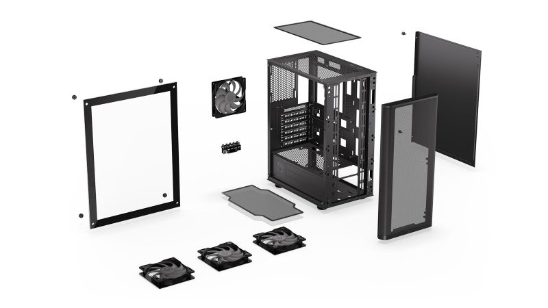Кутия ENDORFY Ventum 200 ARGB - Middle Tower - Image 14
