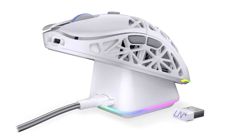 Геймърска безжична мишка ENDORFY LIV Plus Onyx White - Image 13