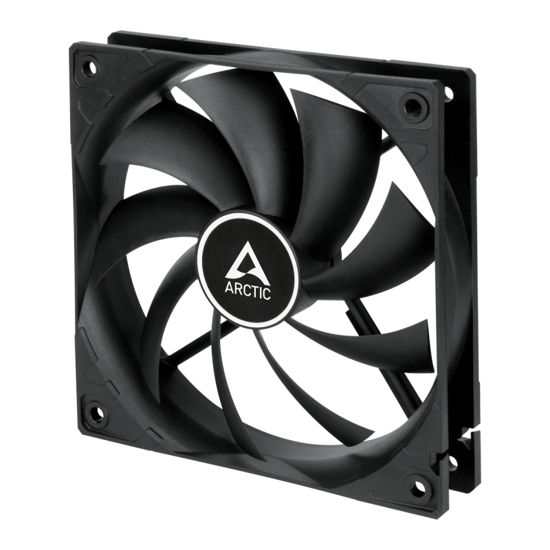 Комплект вентилатори ARCTIC F12 PWM 120 мм, 5 броя, Черен - Image 2